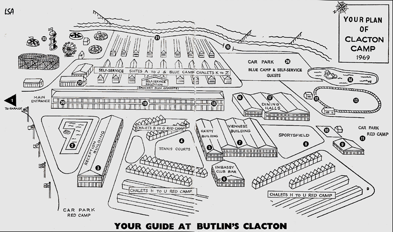 Butlin's Clacton 1969