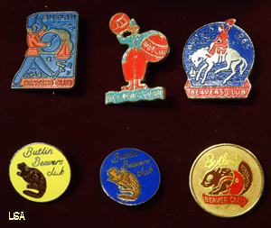 Butlin Beaver badges