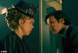 Billie Piper and Matt Smith Billie Piper and Matt Smith